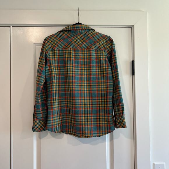 Outdoor Research Women's Flannel Shirt Cotton Wool Size Small Petite - Picture 5 of 8